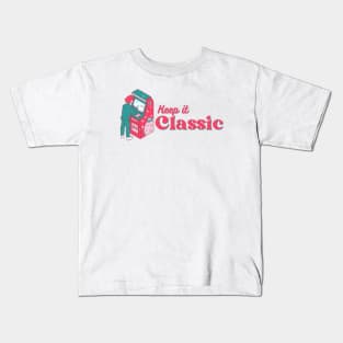 Arcade Video Games Keep it Classic Kids T-Shirt